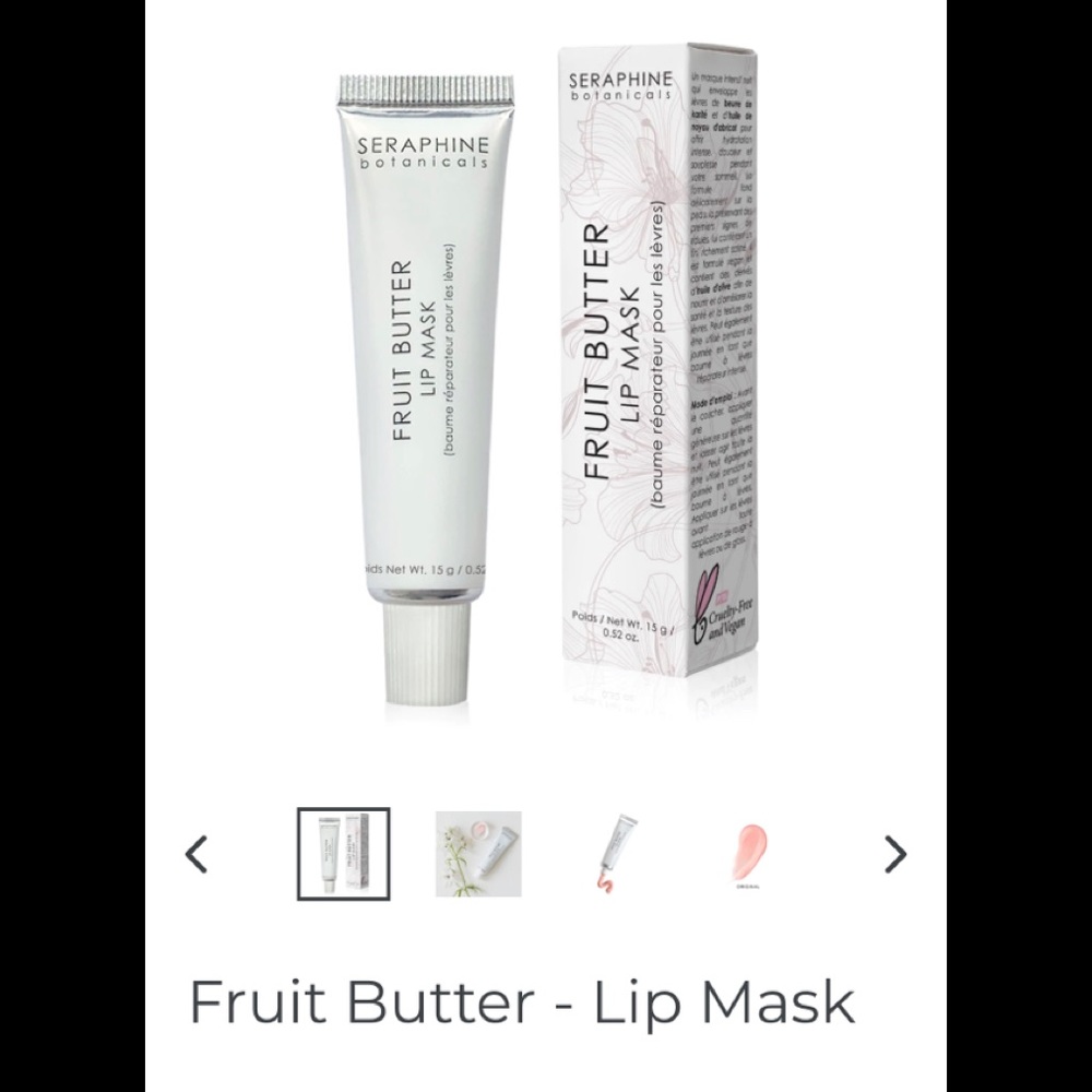 Fruit Butter Lip Mask Seraphine Botanicals